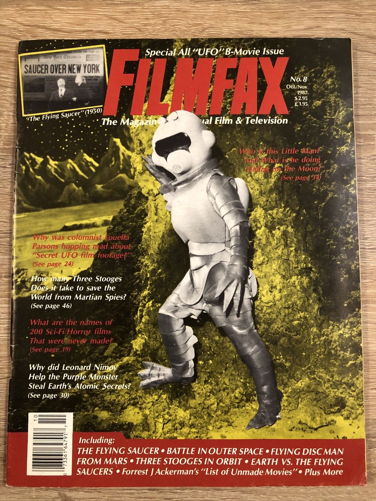 Filmfax #8 - Oct/Nov 1987 - Film & Television Magazine - See Photos