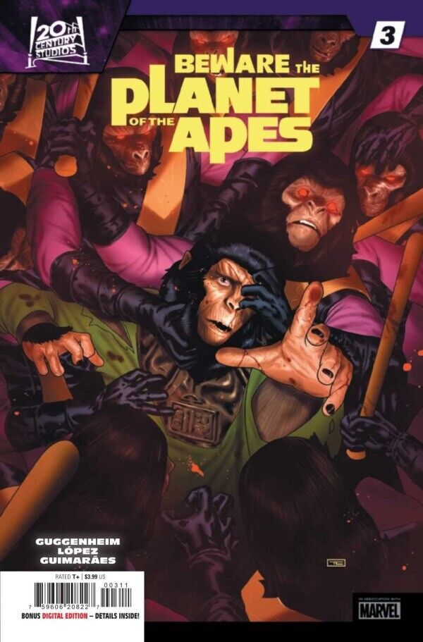Marvel Comics ‘Beware The Planet Of The Apes’ #3 (2024) Main Cover