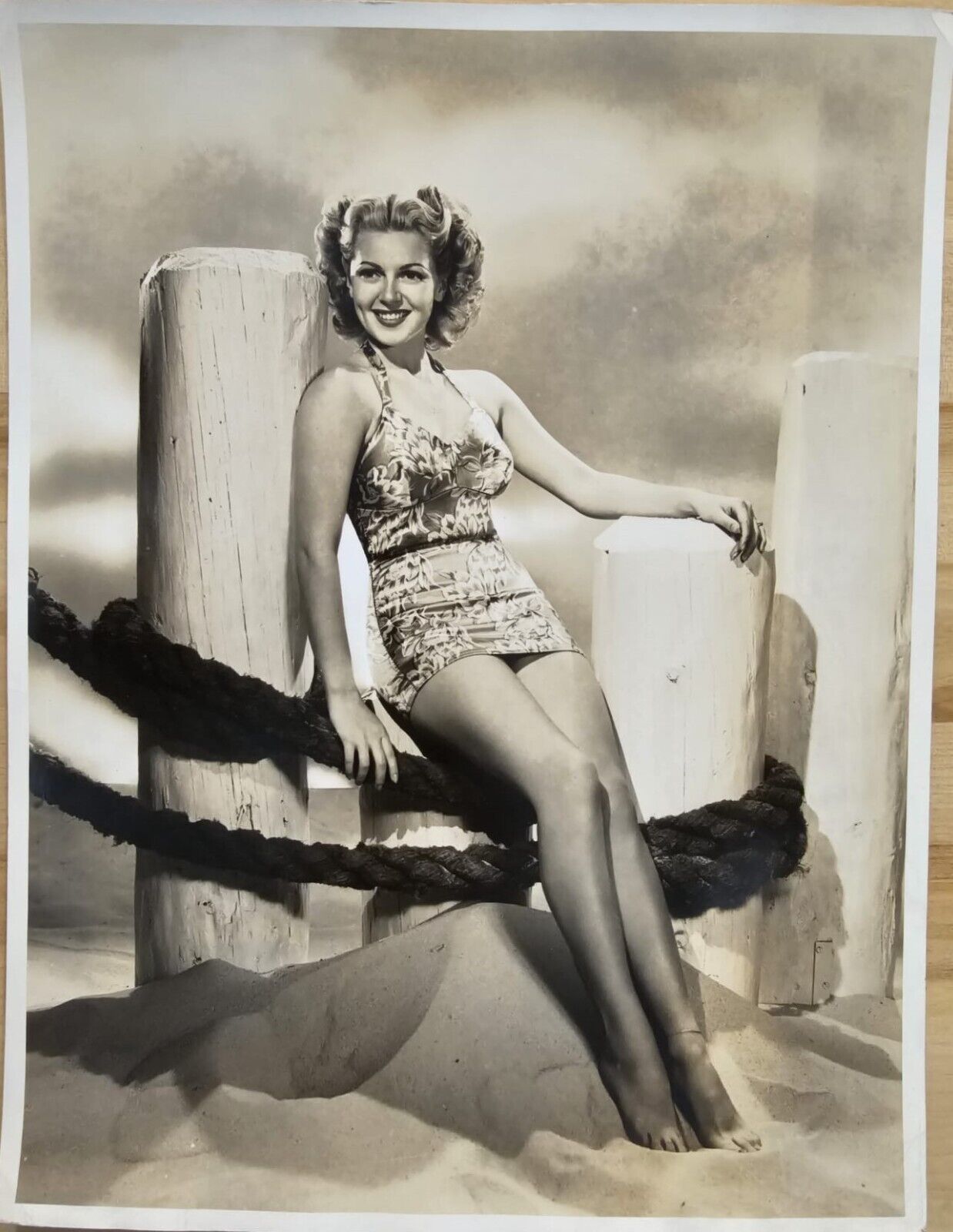 Lana Turner (1941) ❤ Original Vintage - Sexy Leggy Cheesecake MGM Photo K XXL