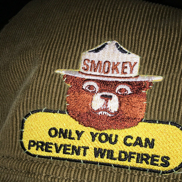 New Smokey the bear, excellent quality, Rare unique vintage design firefighter