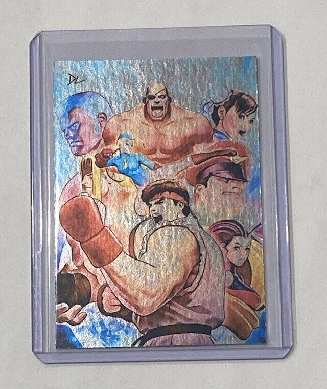 Street Fighter Platinum Plated Artist Signed “The Ultimate Battle” Card 1/1