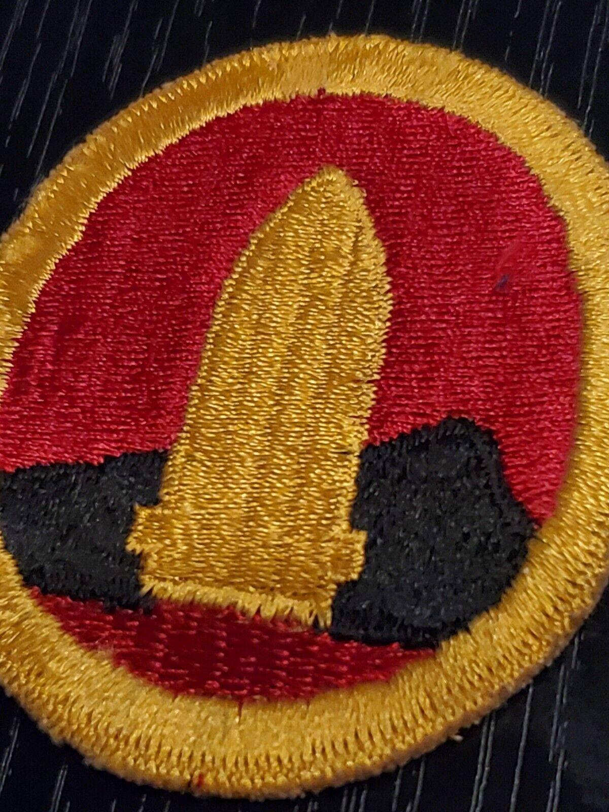 WWII US Army Hawaiian Department Command Cornrow Weave Cut Edge Patch L@@K