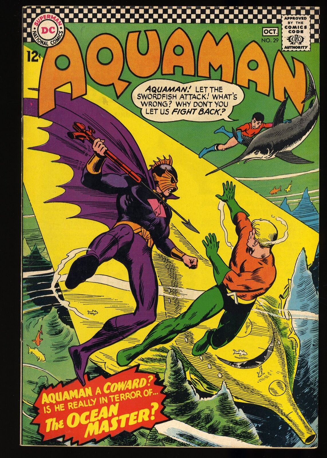 Aquaman #29 FN 6.0 1st Appearance Ocean Master DC Comics 1966