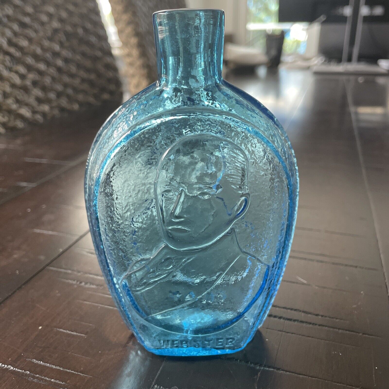 Vintage Clay/Webster Rare Blue Glass 6\