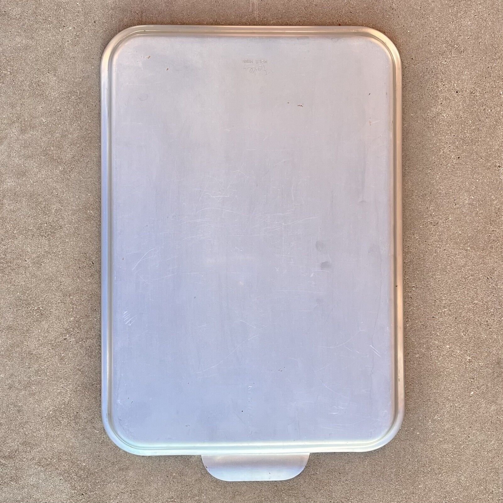 VTG FOLEY Snap-On 13x9” Cake Pan LID COVER ONLY 13.5 X 9.75” Silvertone Aluminum