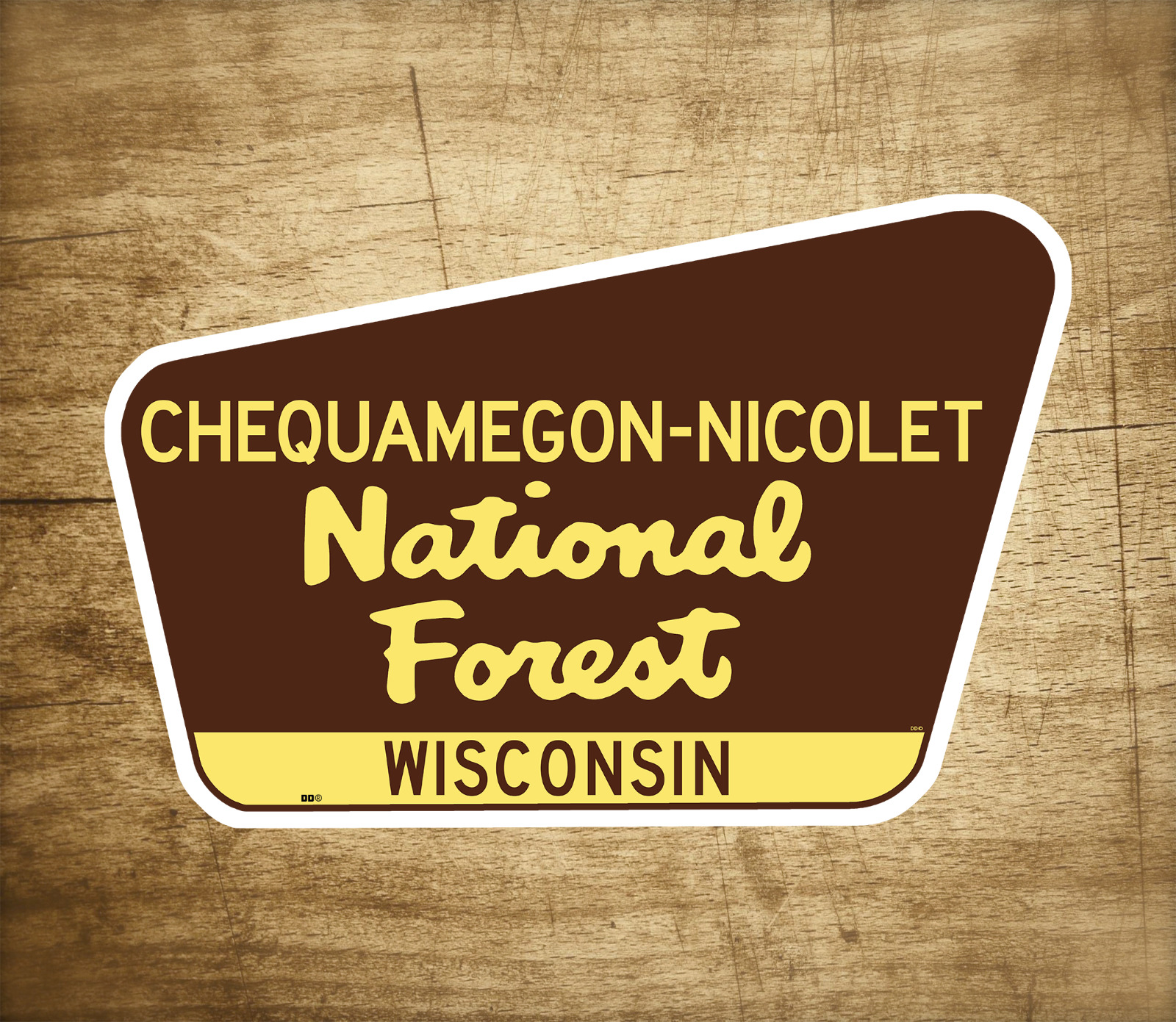 Chequamegon-Nicolet National Forest Decal Sticker 3.75\