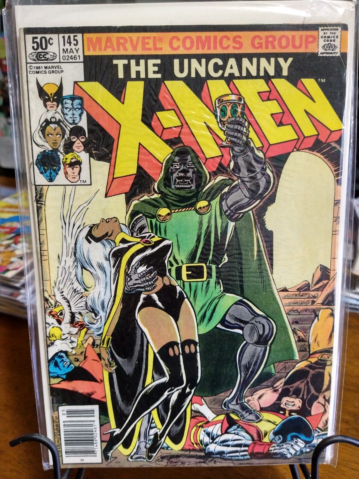 Uncanny X-Men 145 - Doom - Newsstand - VG/FN - Marvel 1981