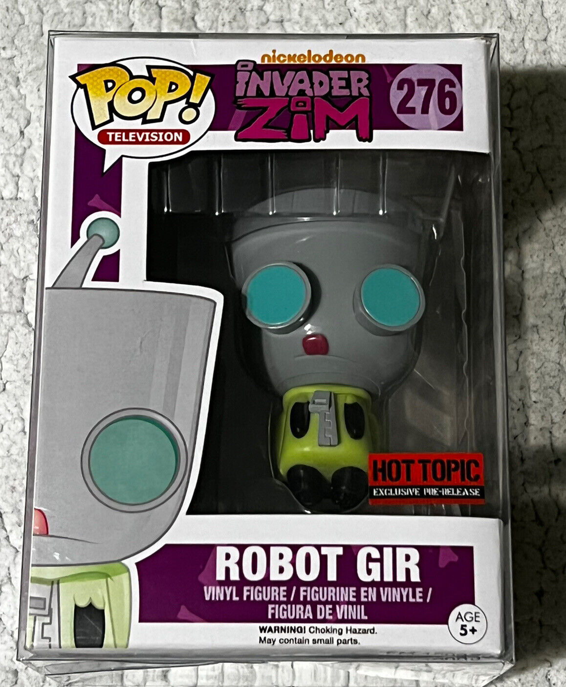 MINT Funko POP - Robot Gir #276 Hot Topic Exclusive Pre-Release,  W/Protector