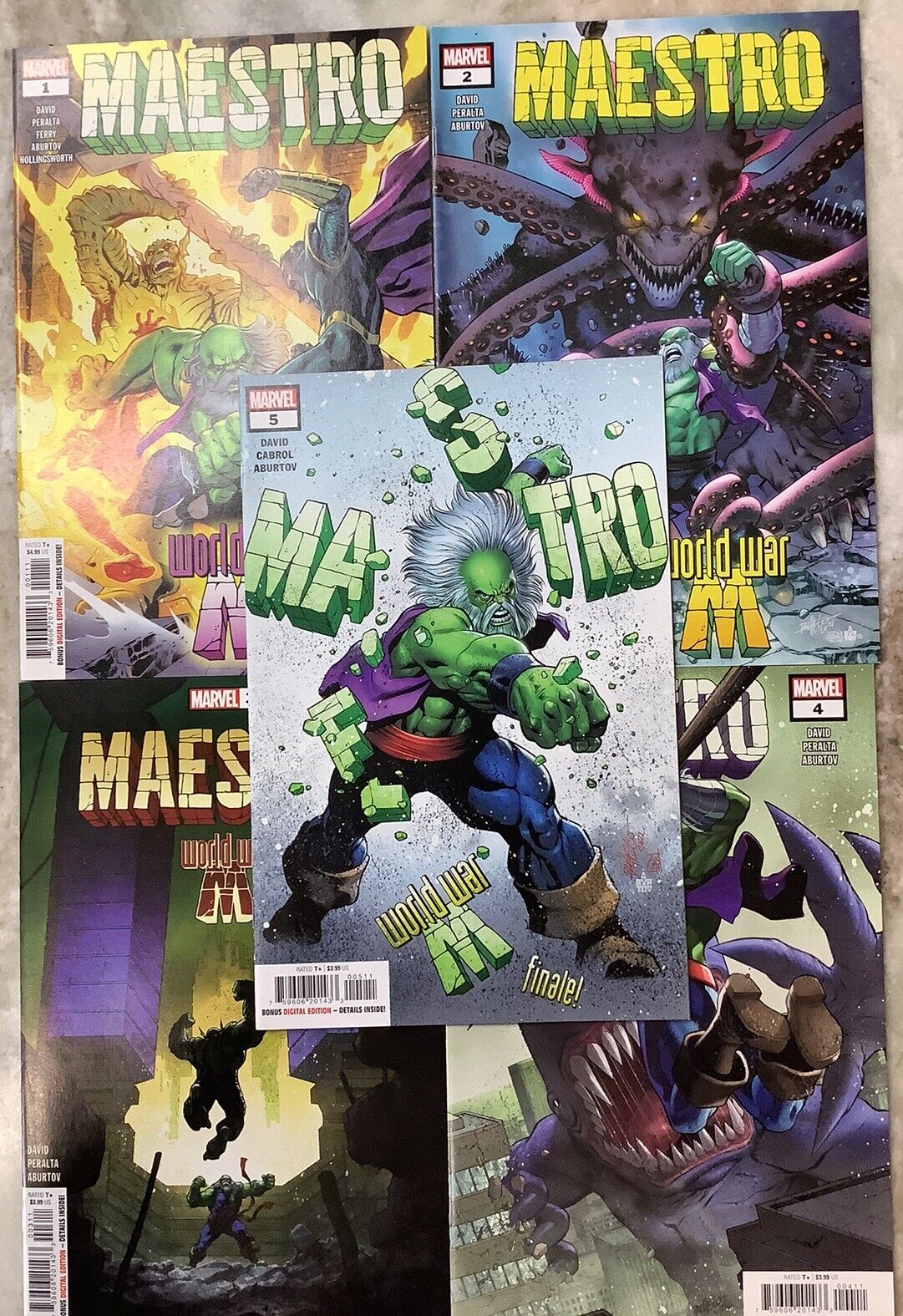 Maestro World War M 1-5 Marvel 2022 Comic Books