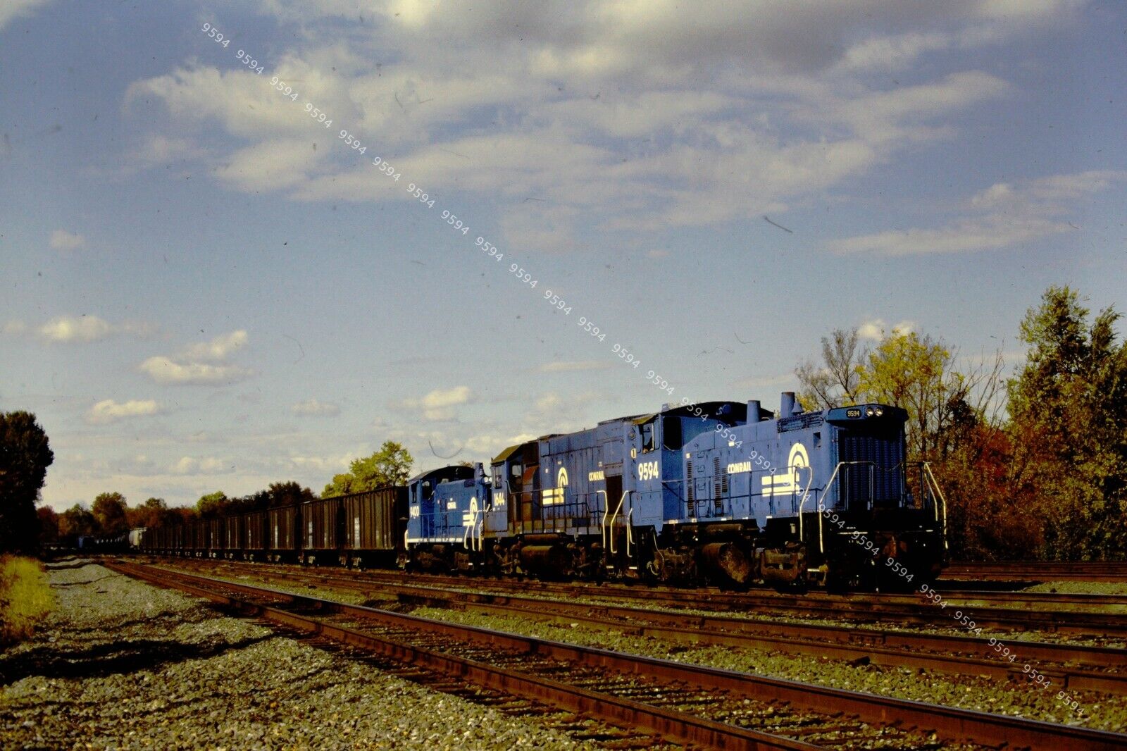 Original CR rail slide - Conrail #9594 - Oct 1995