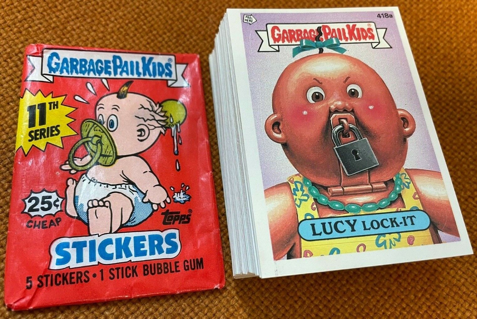1987 Topps Garbage Pail Kids Original 11th Series 11 GPK 88-Card Set w/ERRORS