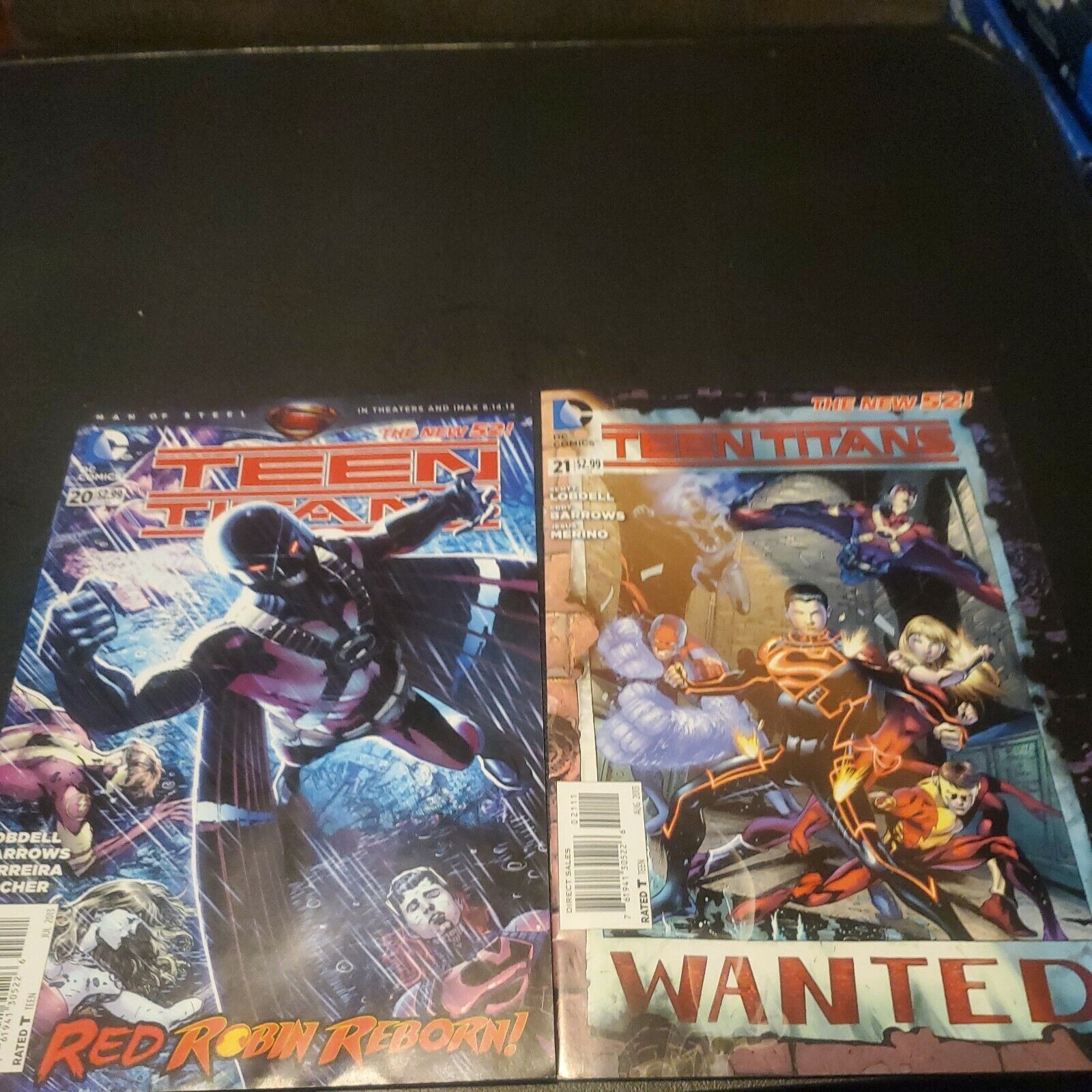 Teen Titans #20,#21 The New 52 Red Robin Reborn & Wanted [DC Comics]