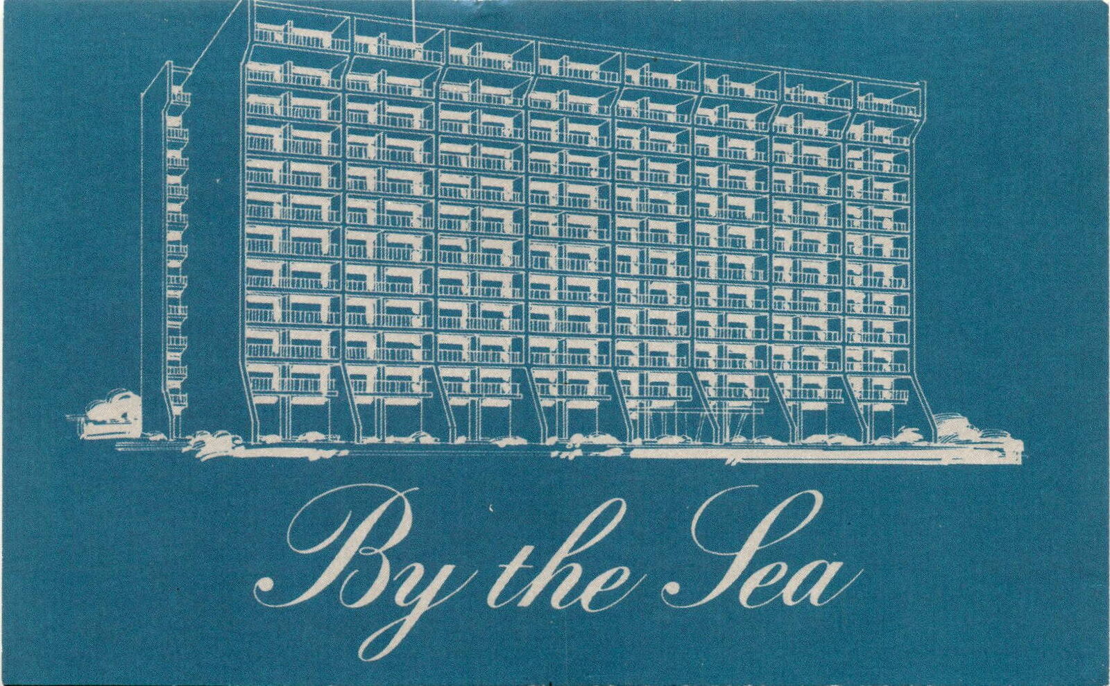 Galveston, 1404, By the Sea, high-rise condominium, ocean view Postcard