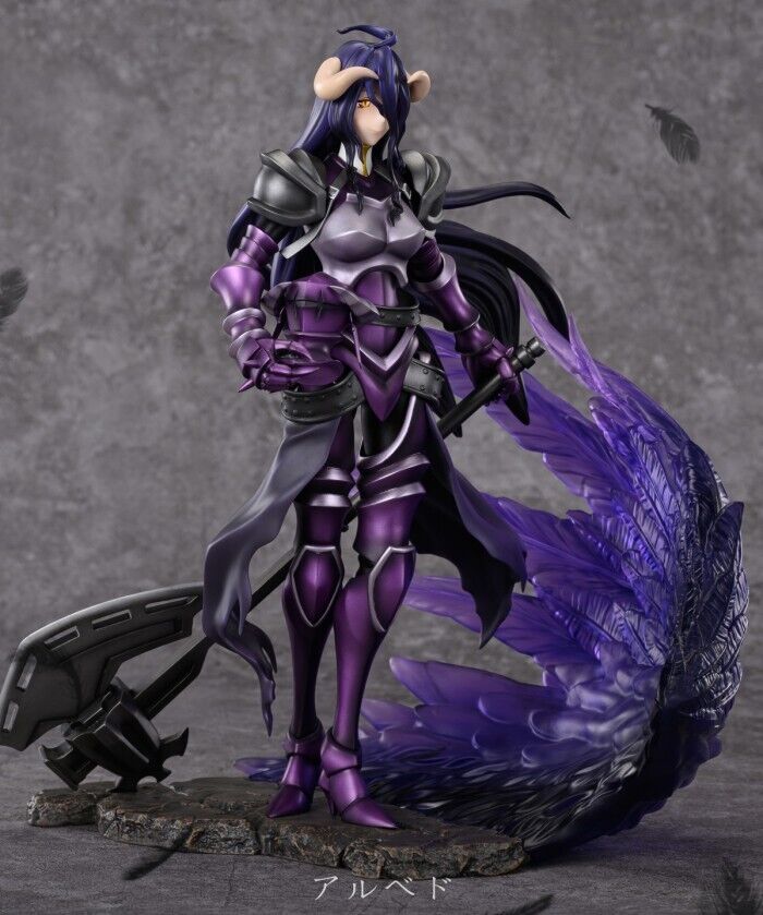 Anime Overlord albedo 1/7 Scale PVC Figure Statue Collectible Model Art Toy 28cm