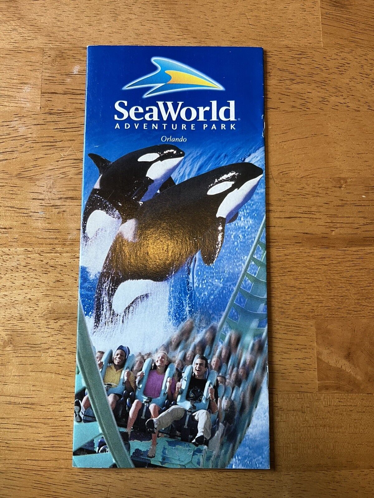 2001 Sea World Orlando Park Map Brochure