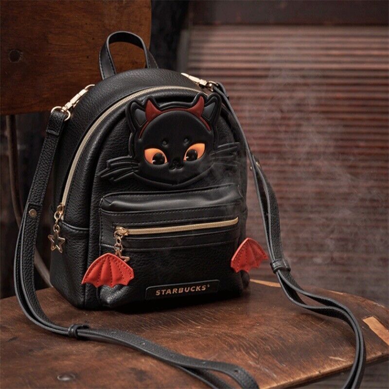 New Starbucks Halloween Imp Black Cat 350ml Thermal Cup backpack