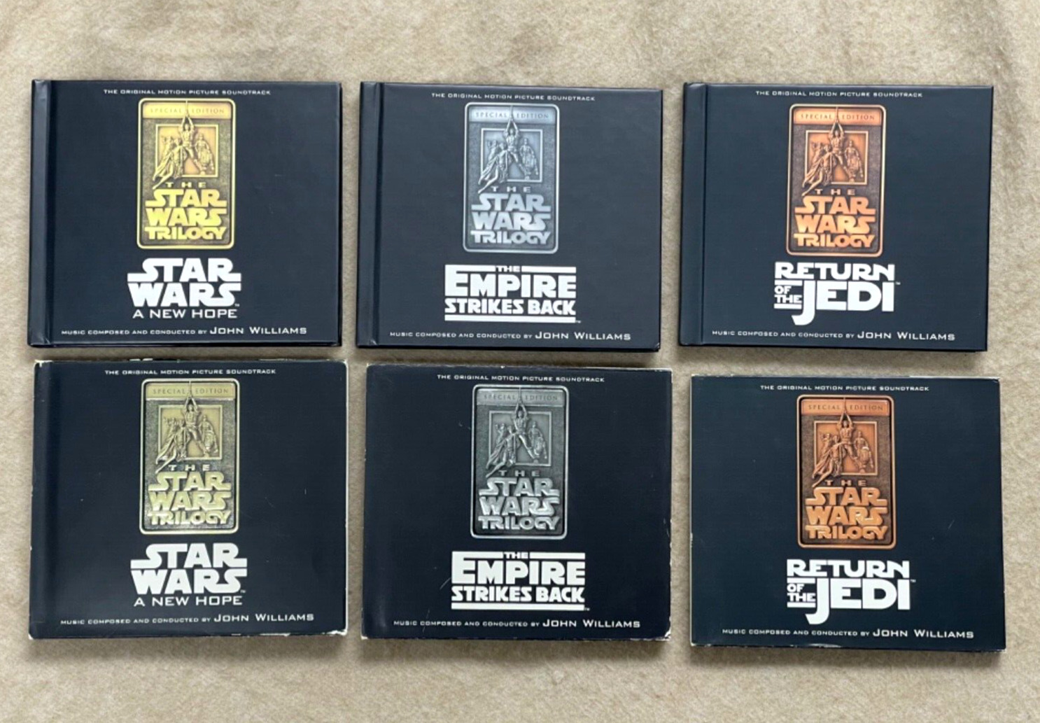 (Rare)Star Wars-The Original Motion Picture Soundtracks-full set-Holograms/books