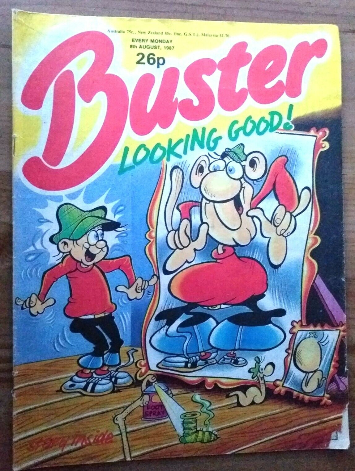 BUSTER Comic - Date 08/08/1987 - UK Paper comic