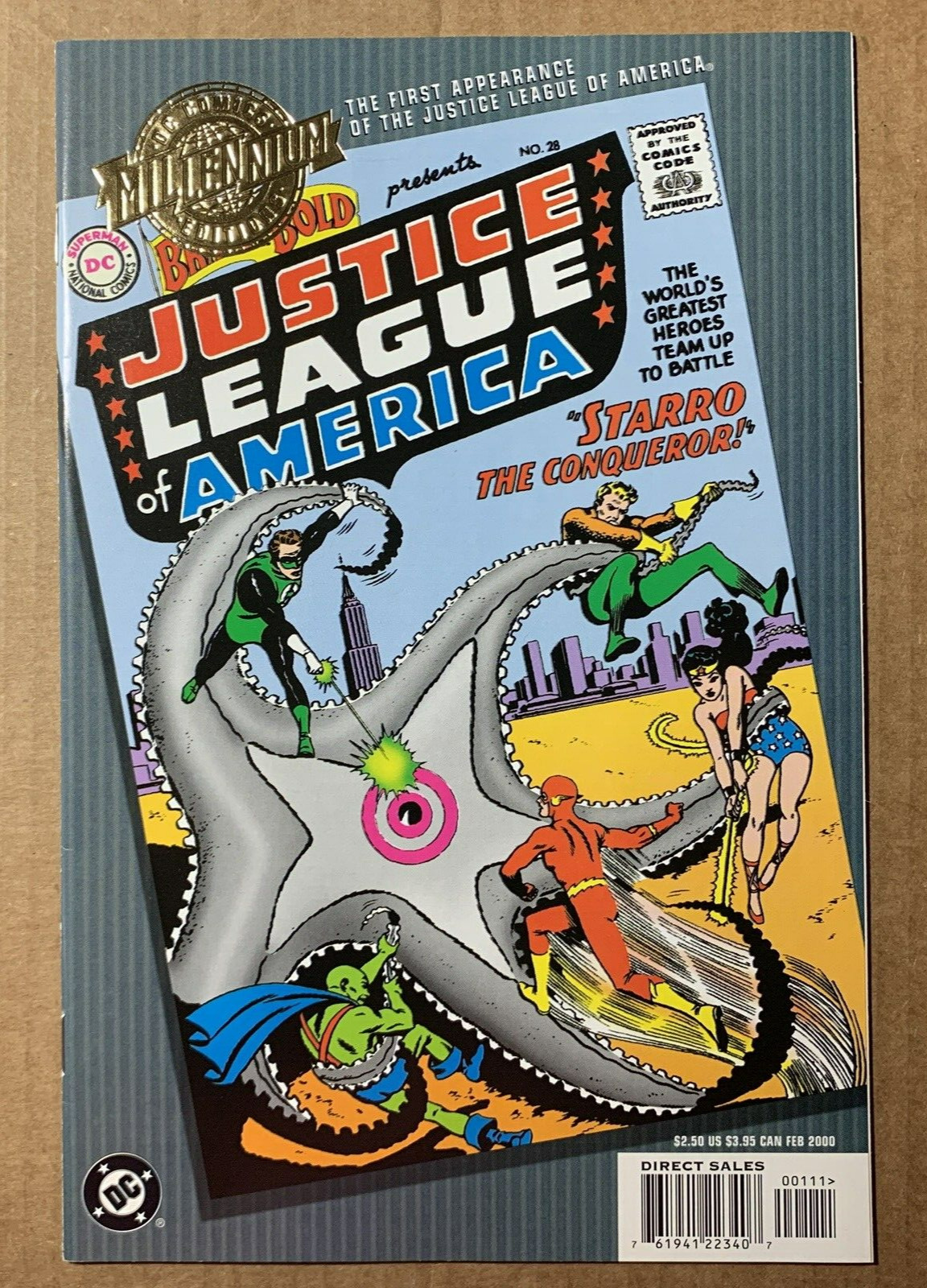 Brave and the Bold 28 1st APP  Starro Justice League Suicide Squad 2000 Reprint