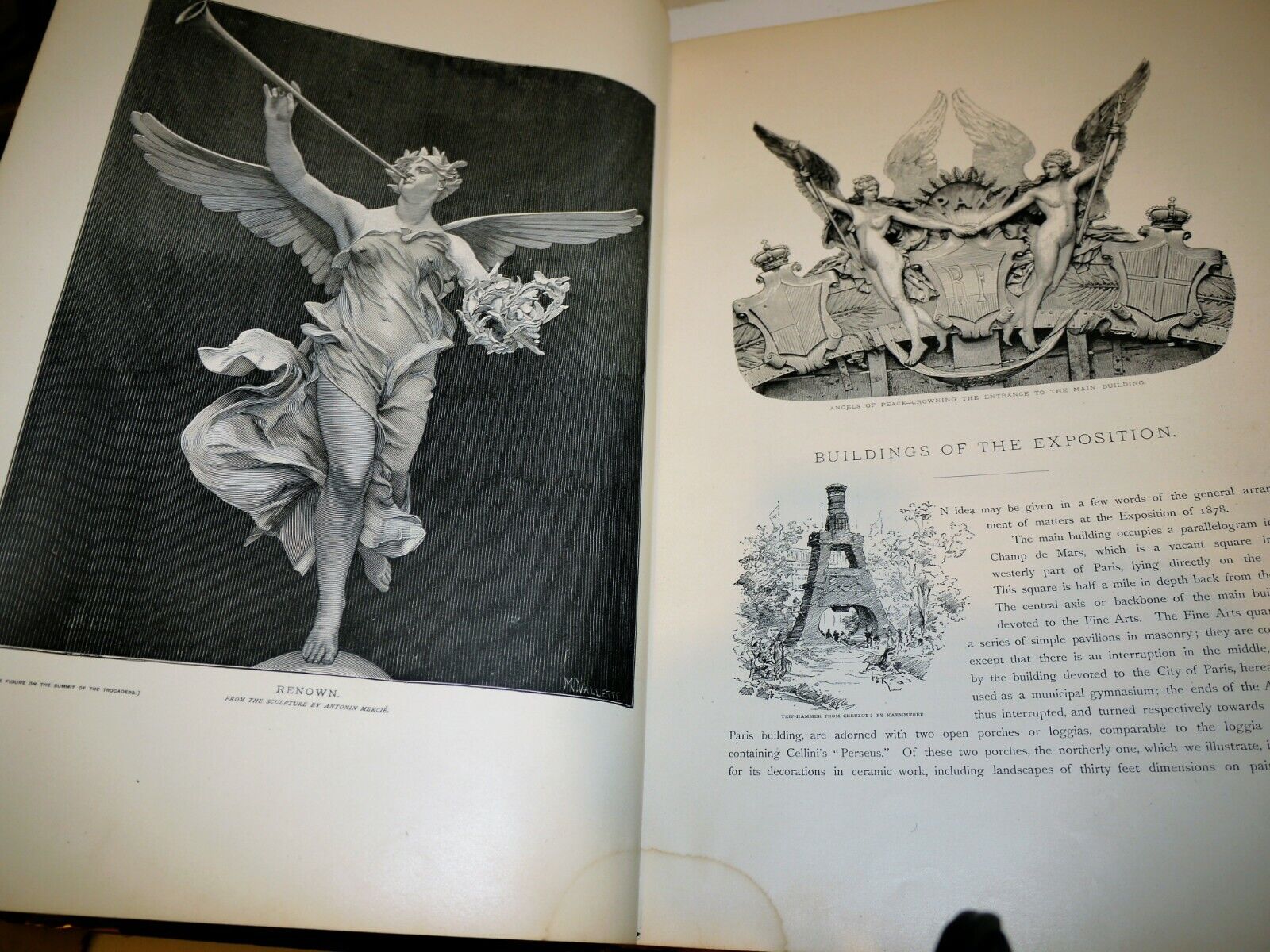 Paris 1878 Chefs-D'Oeuvre D'Art (Prints Book) of the International Exhibition