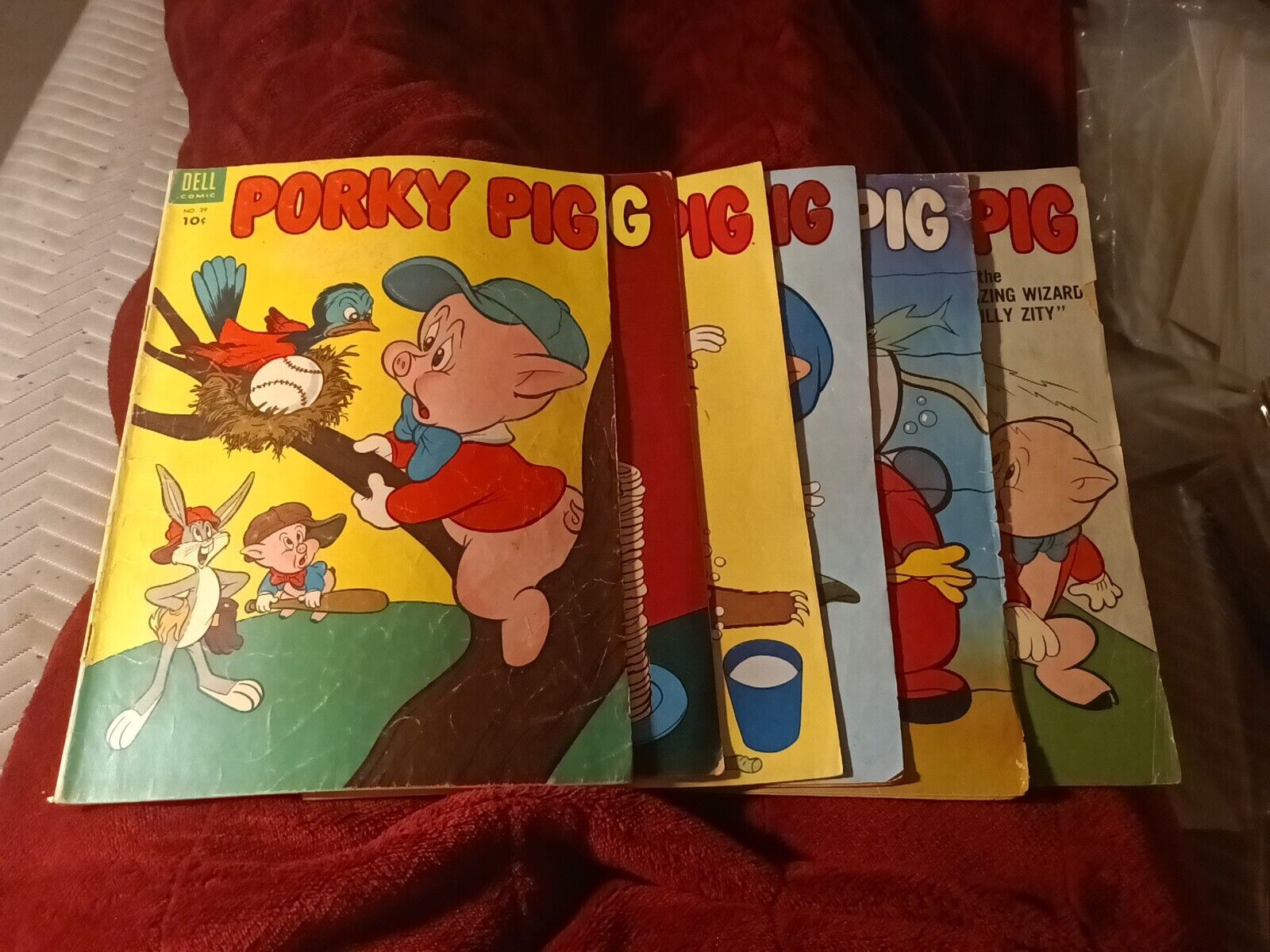 Porky Pig 6 Issue Dell Golden Silver Age Comics Lot Run Set Collection Cartoon
