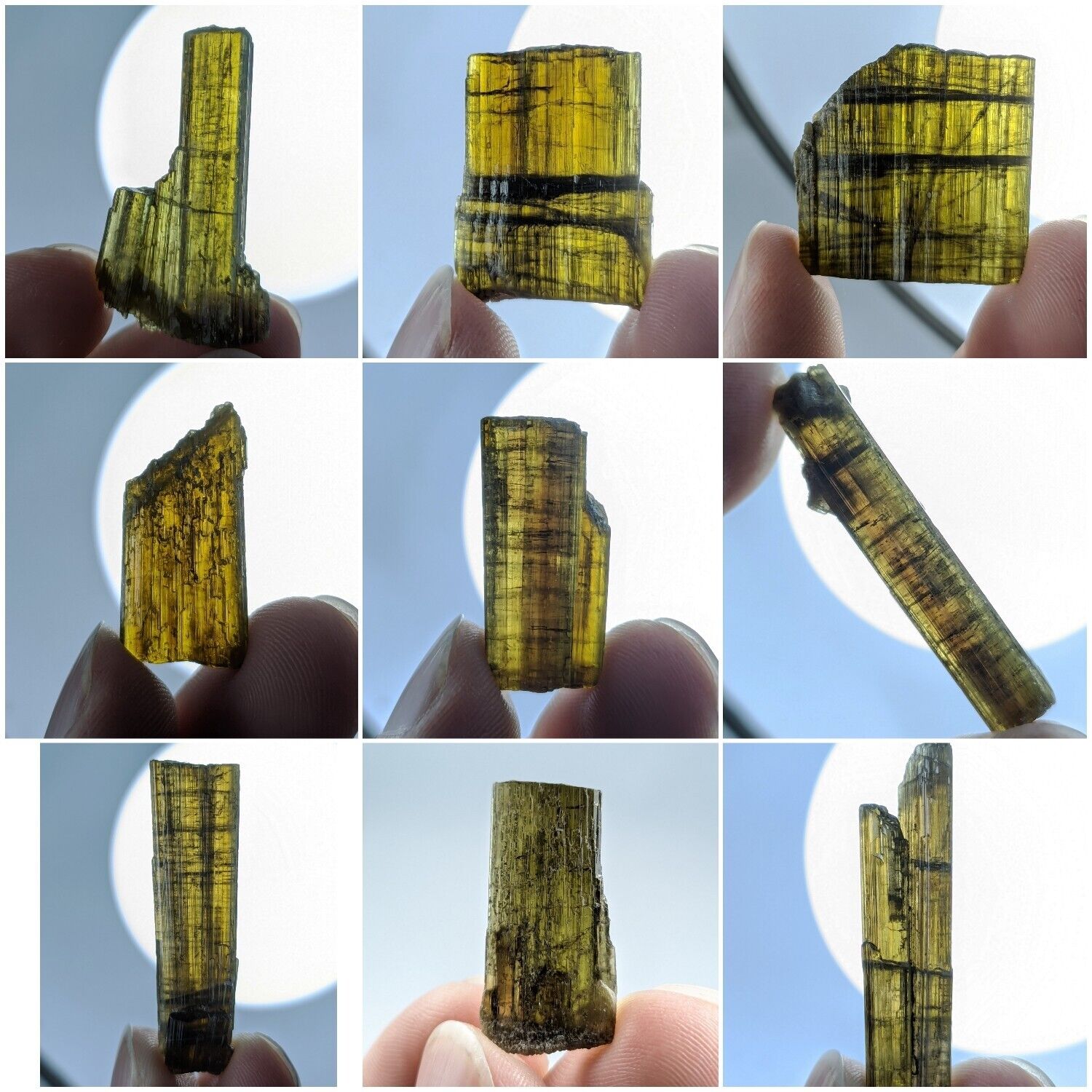 Clinozoisite var of Epidote Transparent Crystals (660 Grams lot )
