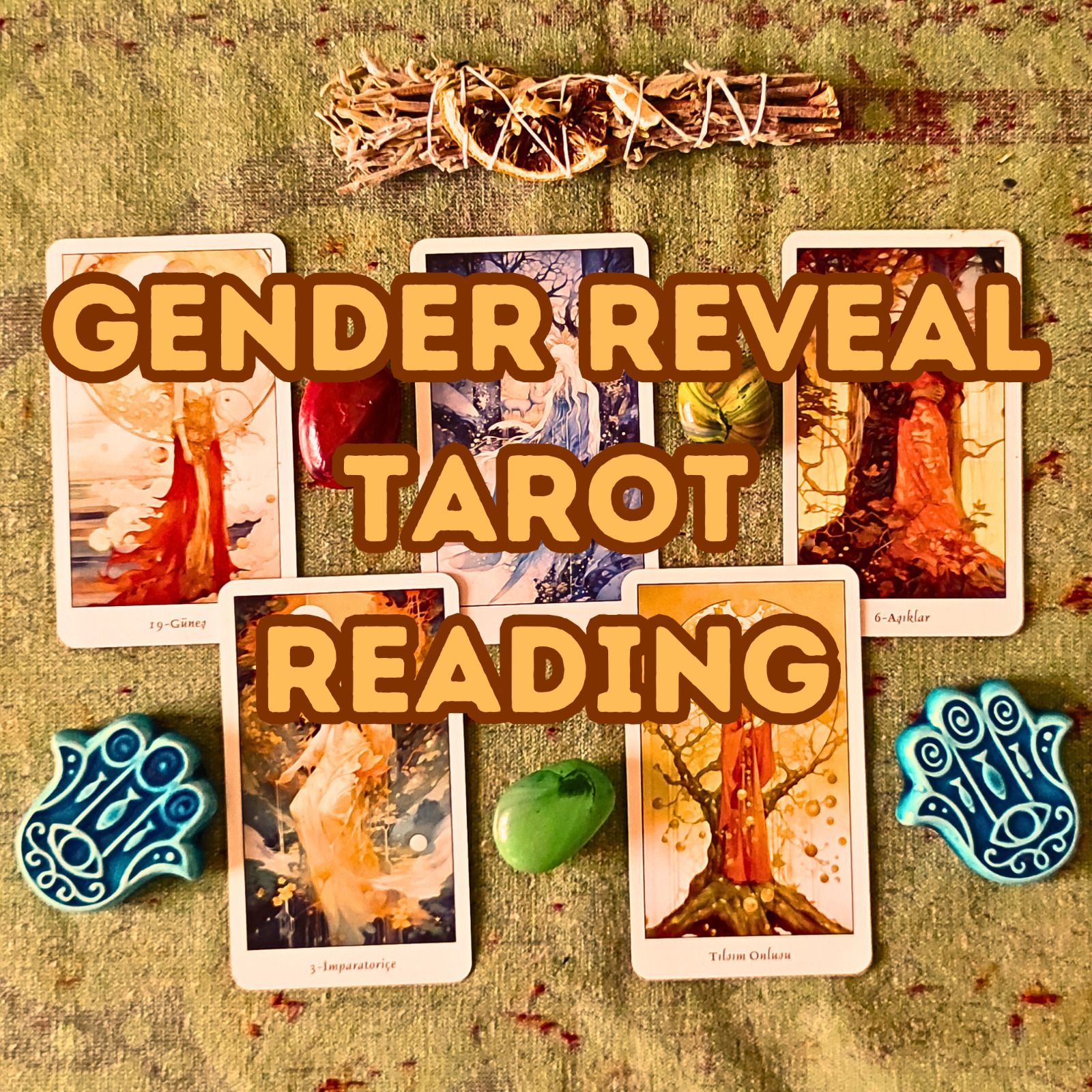 Gender Reveal Tarot Reading and Psychic Pendulum,S ame Day, Girl or Boy