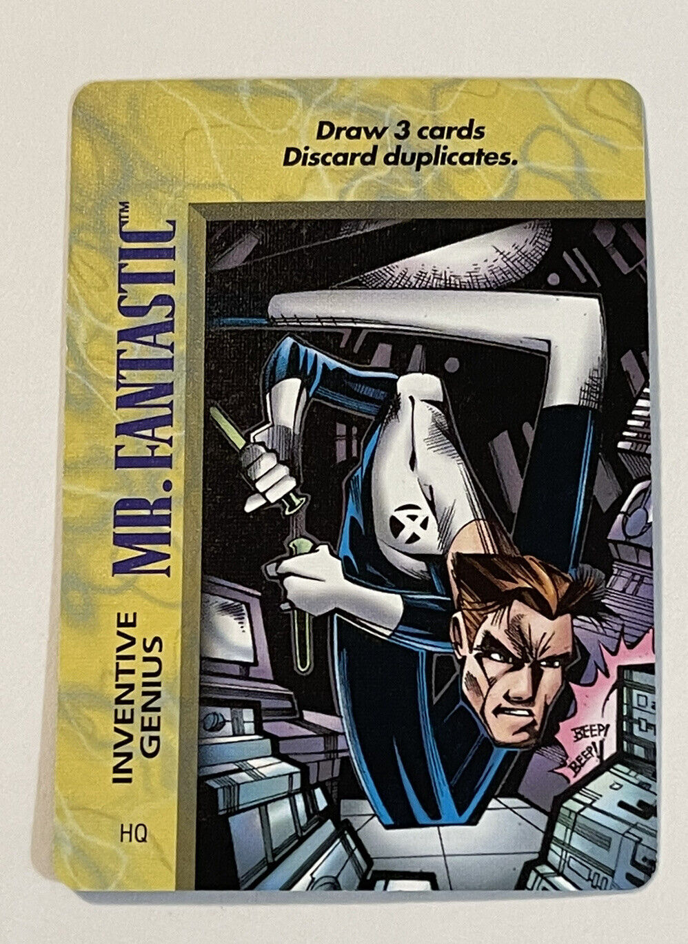 Marvel Overpower 1996 Special Character Cards Mr. Fantastic Inventive Genius C