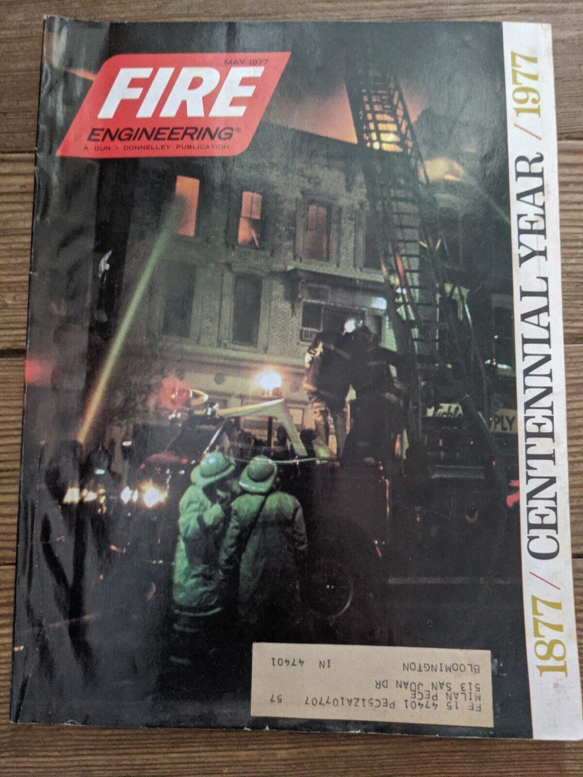 FIRE ENGINEERING MAY 1977 BIG CITY PUMPER MAGAZINE RARE VTG FIREMAN