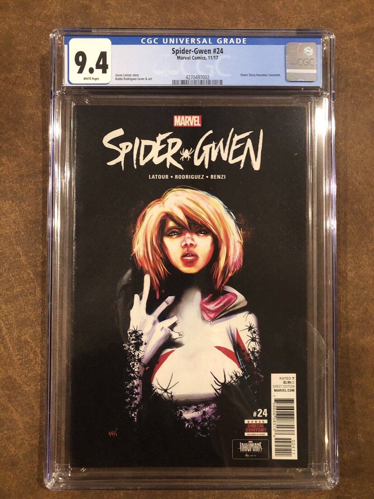 Spider Gwen #24 CGC 9.4 1st print