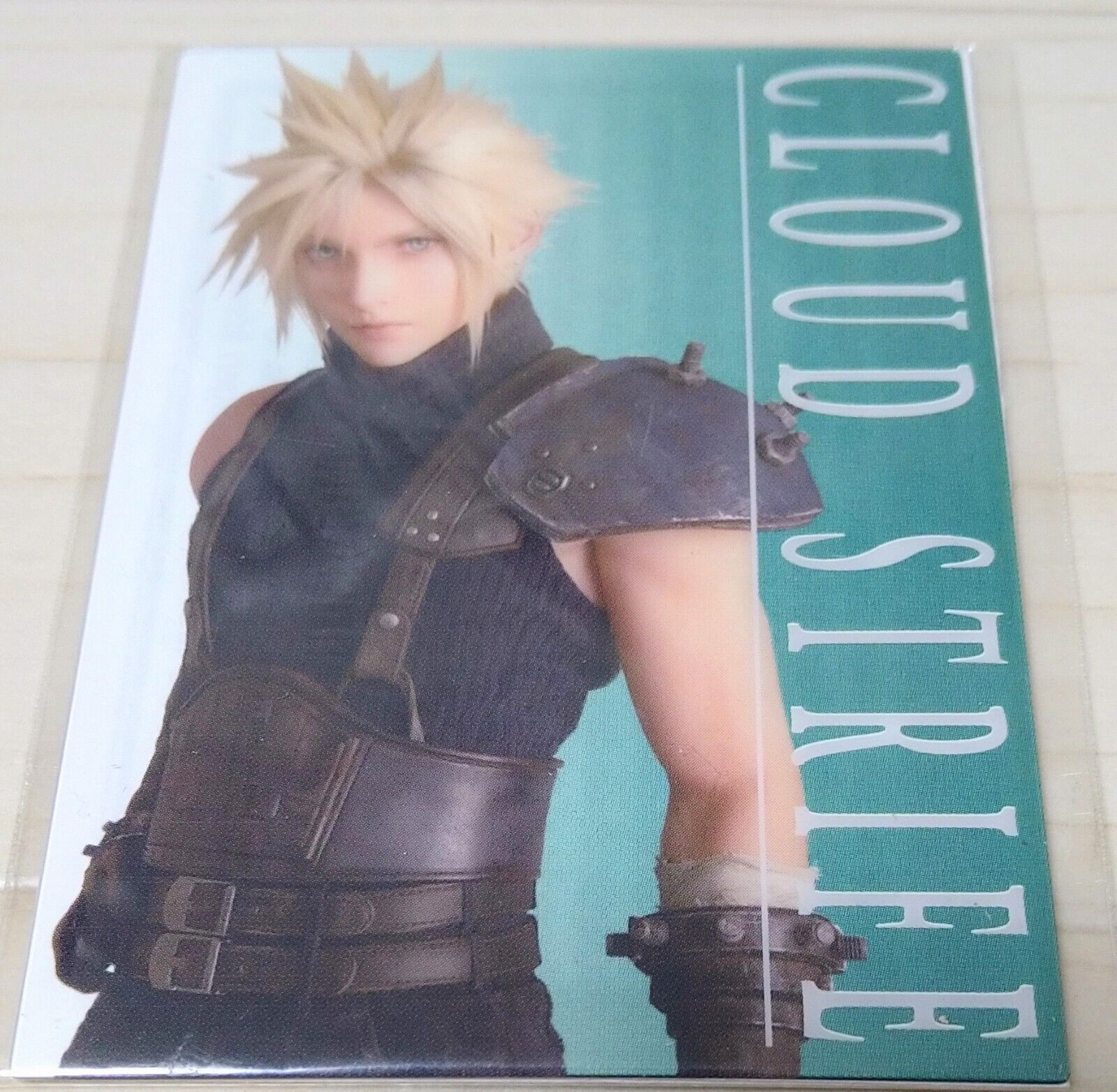 Final Fantasy7 FF7 Remake Clear Card Cloud limited edition square Enix Japan