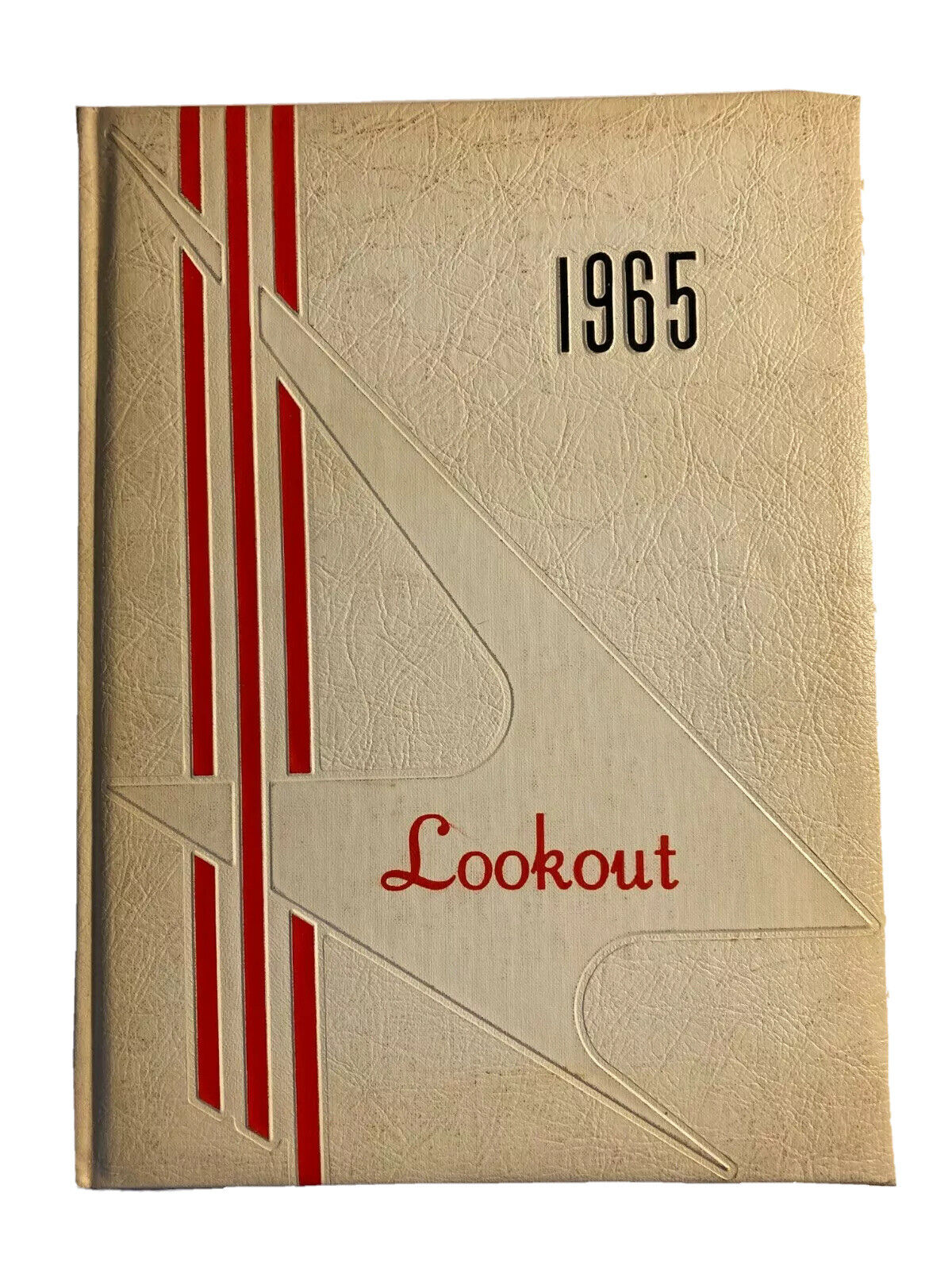 The Lookout Clinton High School 1965 Hardcover Yearbook Book