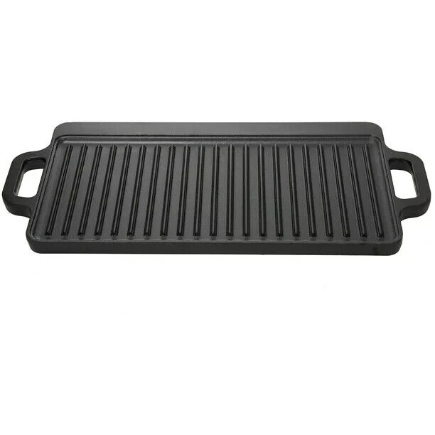  9 in Cast Iron Griddle (Reversible, 16.5 x 9 in)
