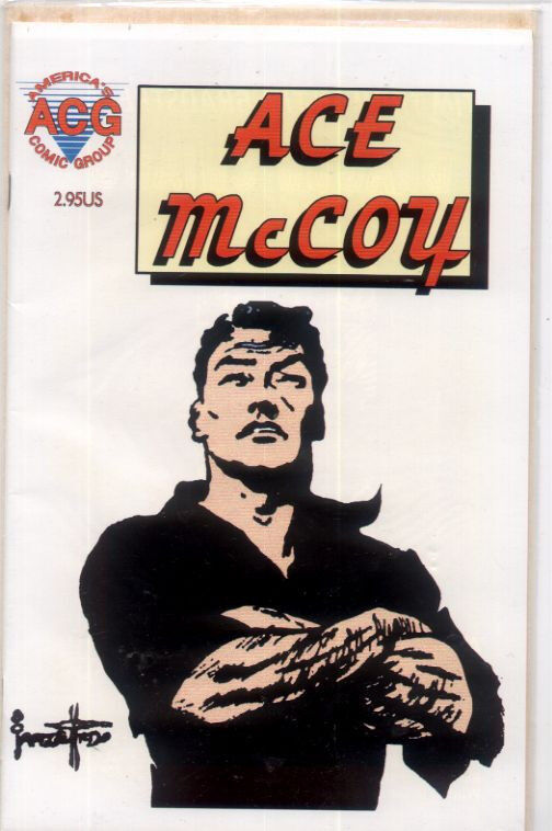Ace Mccoy 1-3 NM- full run  Americas Comic Group Frank Frazetta  CBX35