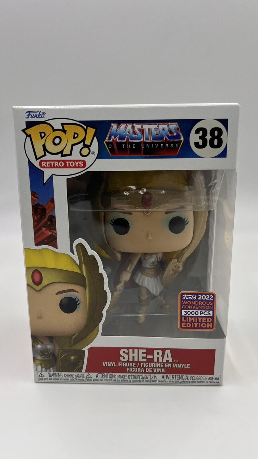 Funko Pop 2022 WonderCon Masters Of The Universe She-Ra Limited 3000 Pieces