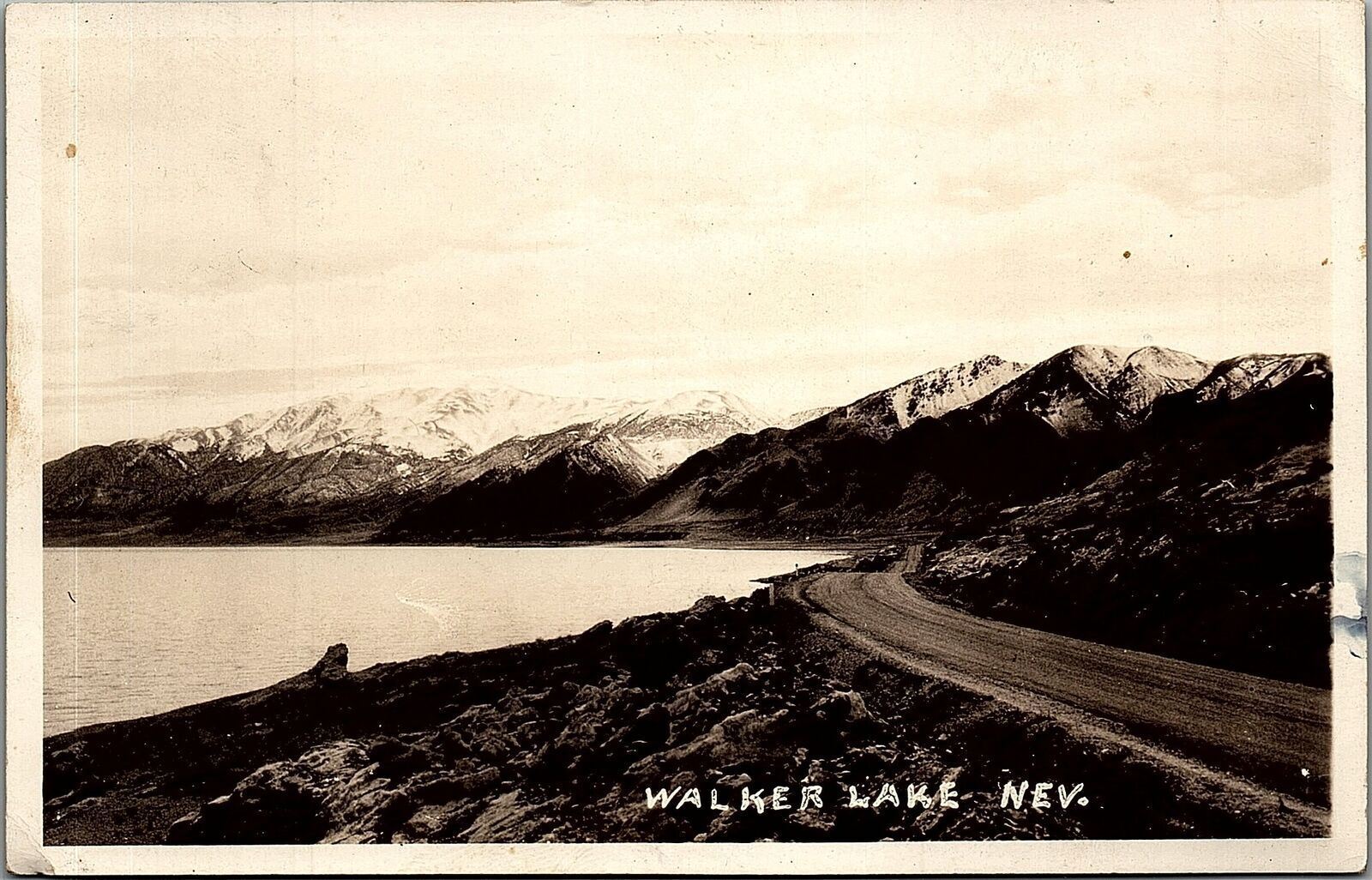 1930s WALKER LAKE NEVADA MINERAL COUNTY WASSUK RANGE RPPC PHOTO POSTCARD 36-74