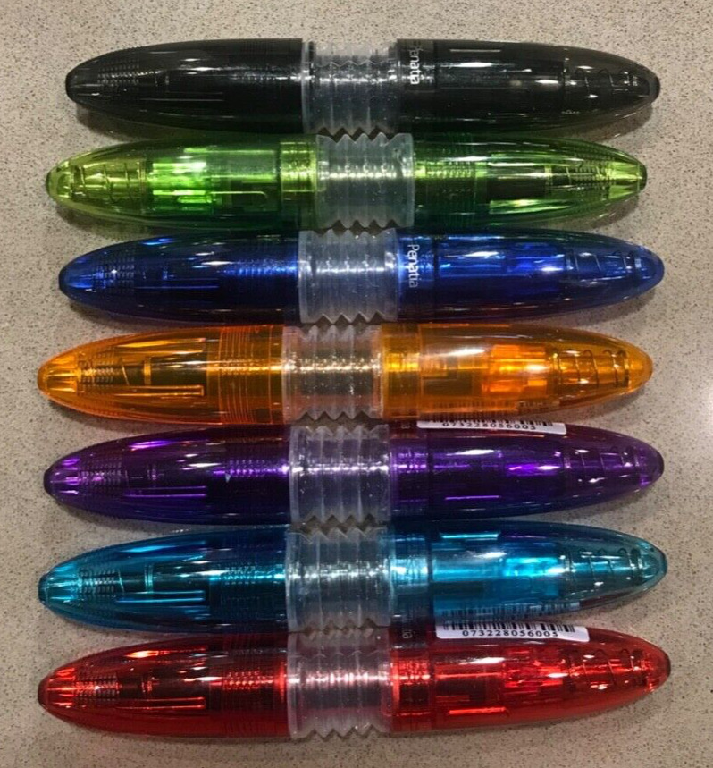 5 Cross Penatia Rollerball Pens, all different colors (black ink-No Logo)