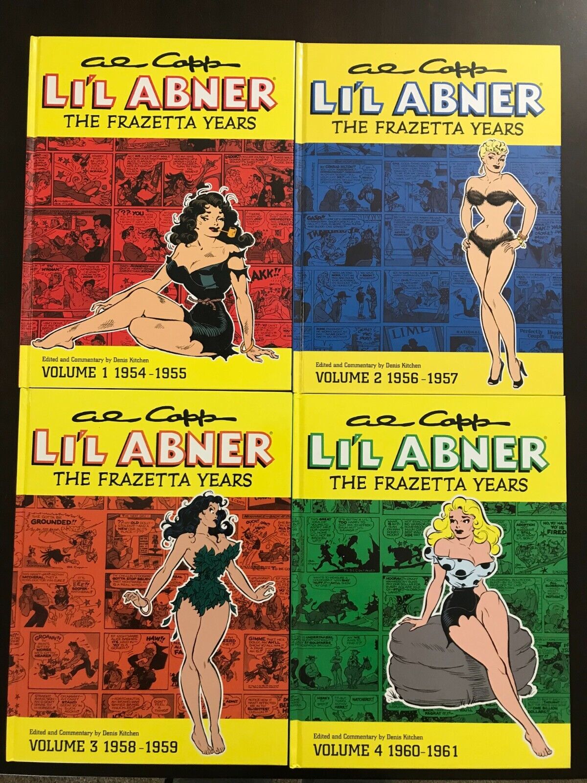 Li\'l Abner: The Frazetta Years (4 Volumes, Complete): Volumes 1 - 4/Al Capp