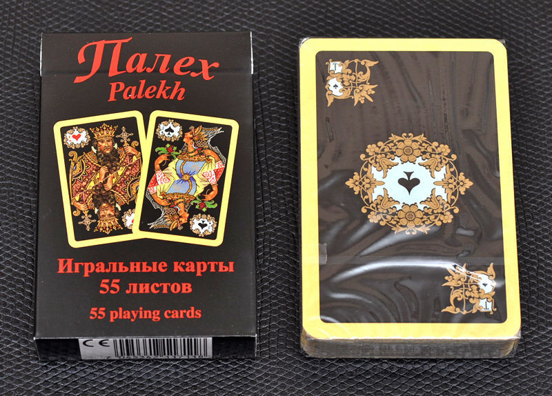RUSSIAN SERIES PALEKH 55 PLAYING CARDS Platnik Austria RED or YELLOW BACK