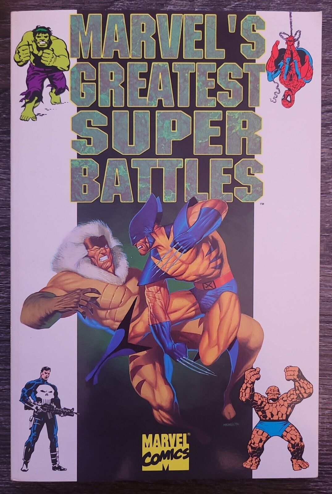 Marvel's Greatest Super Battles TPB OOP - 1994 Great Condition Spider-man