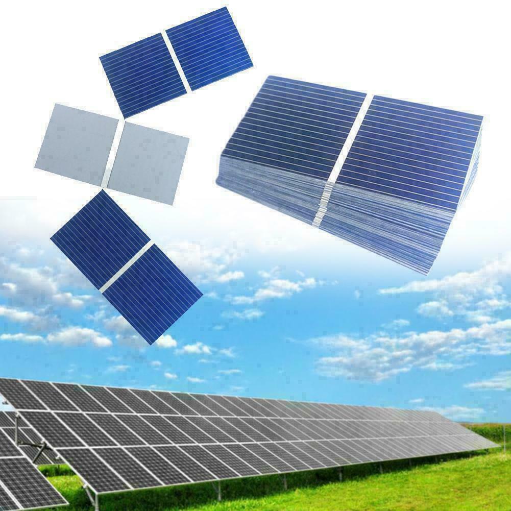20Pcs Solar Panel Cells DIY Polycrystalline Photovoltaic Charger Sale C2Q5