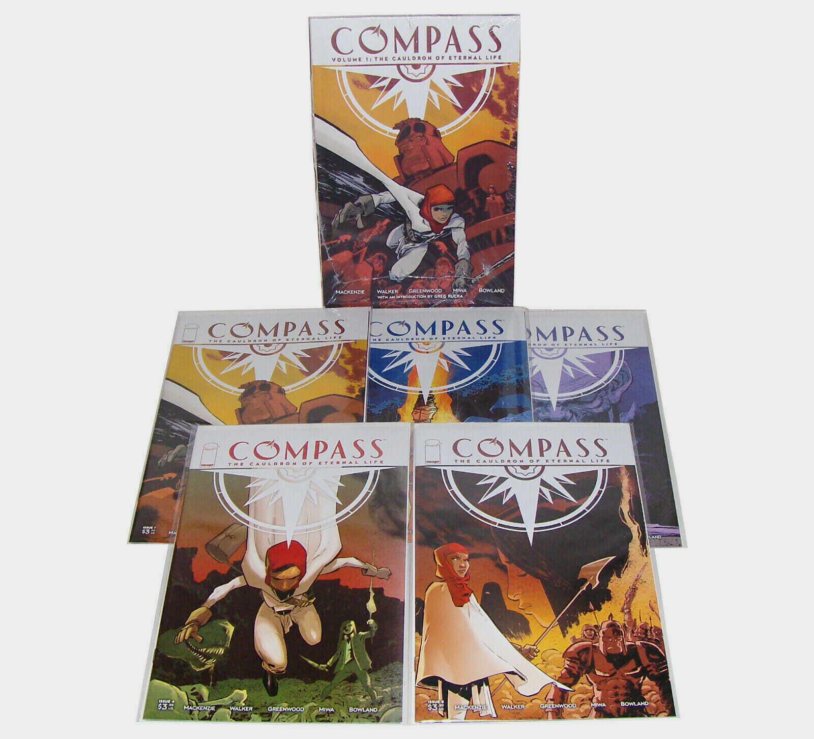 Image Comics COMPASS Complete 5 Issue Limited Series Plus Trade Paperback 