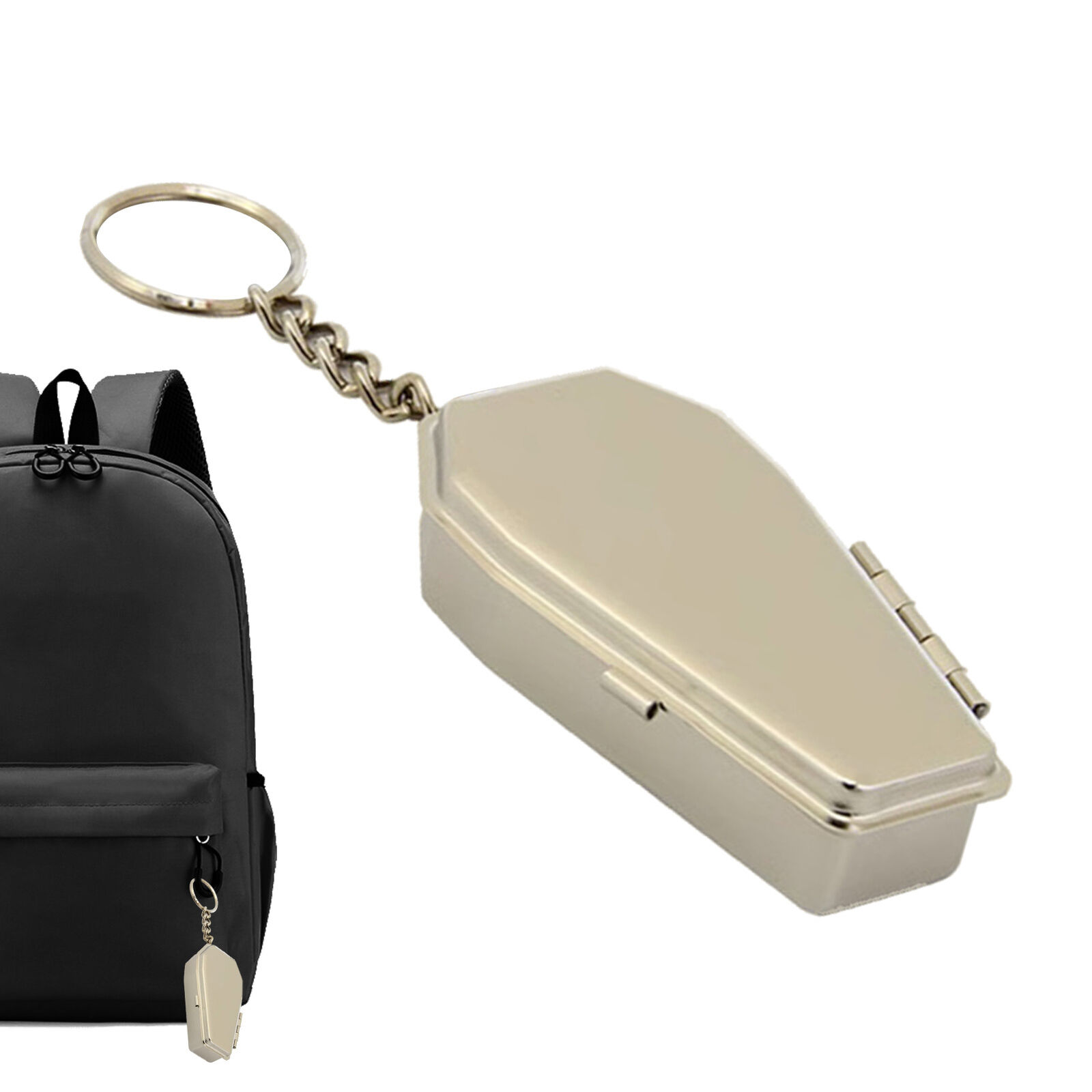 Mini Portable Ashtray Keychain Travel Ashtray Smell Proof Pocket Ash Tray w/ Lid