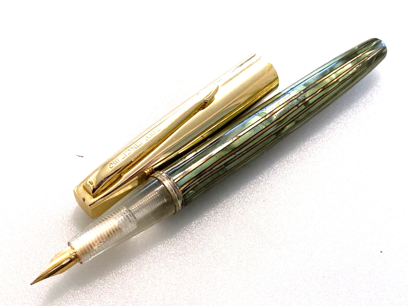 Japanese  vintage  fountain pen  50 \'s made with ink sack from Japan