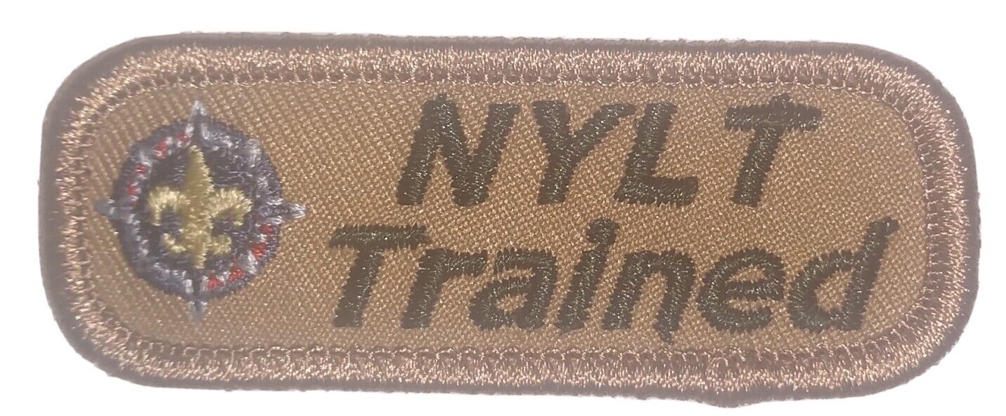 National Youth Leadership Training Trained strip NYLT- Non BSA NEW NYLT