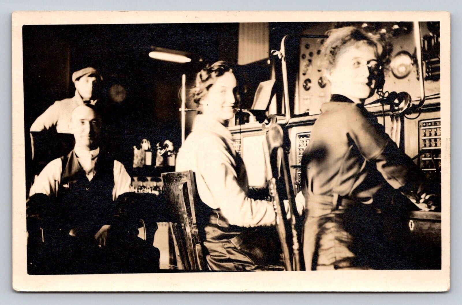 c1910-1920s RPPC Switchboard Operators Women Real Photo  P341