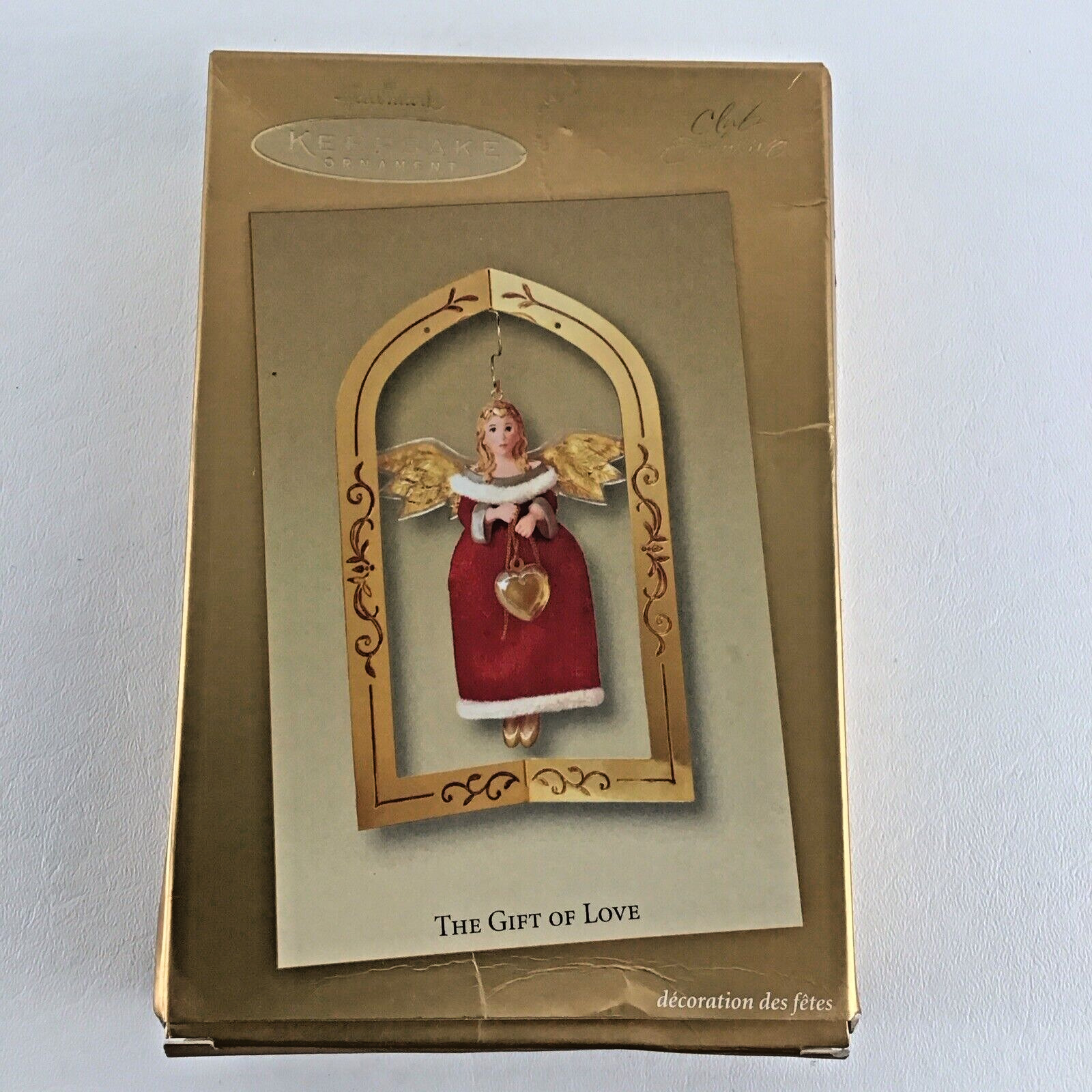 Hallmark Keepsake Christmas Ornament Gift Of Love Vintage 2003 Club Exclusive
