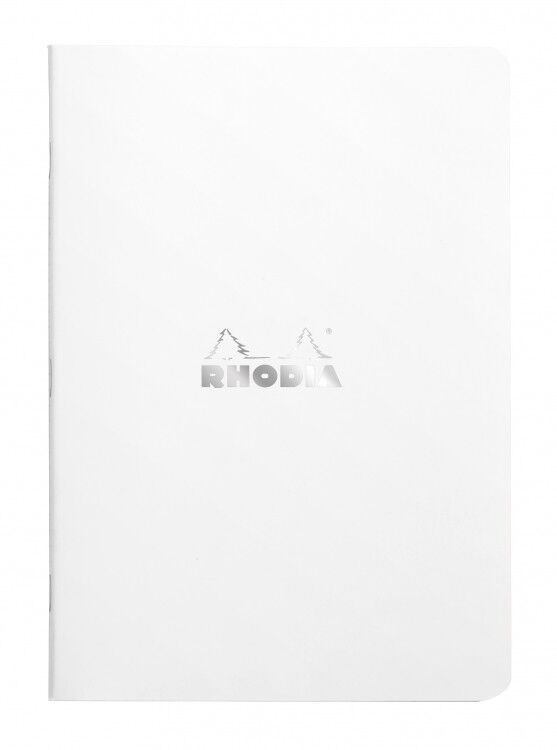 Rhodia Staplebound - Notebook - Ice - Lined - 48 Sheets - A5 Size 6 x 8.25 Inch