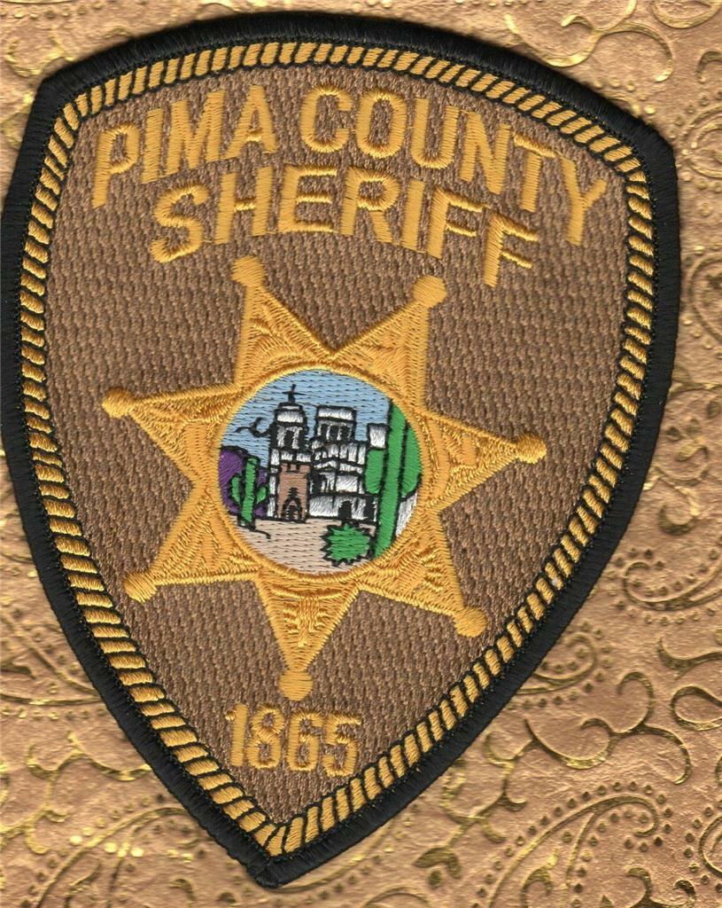 👀😜😍👍   Pima County Arizona Sheriff Shoulder Patch  NOS