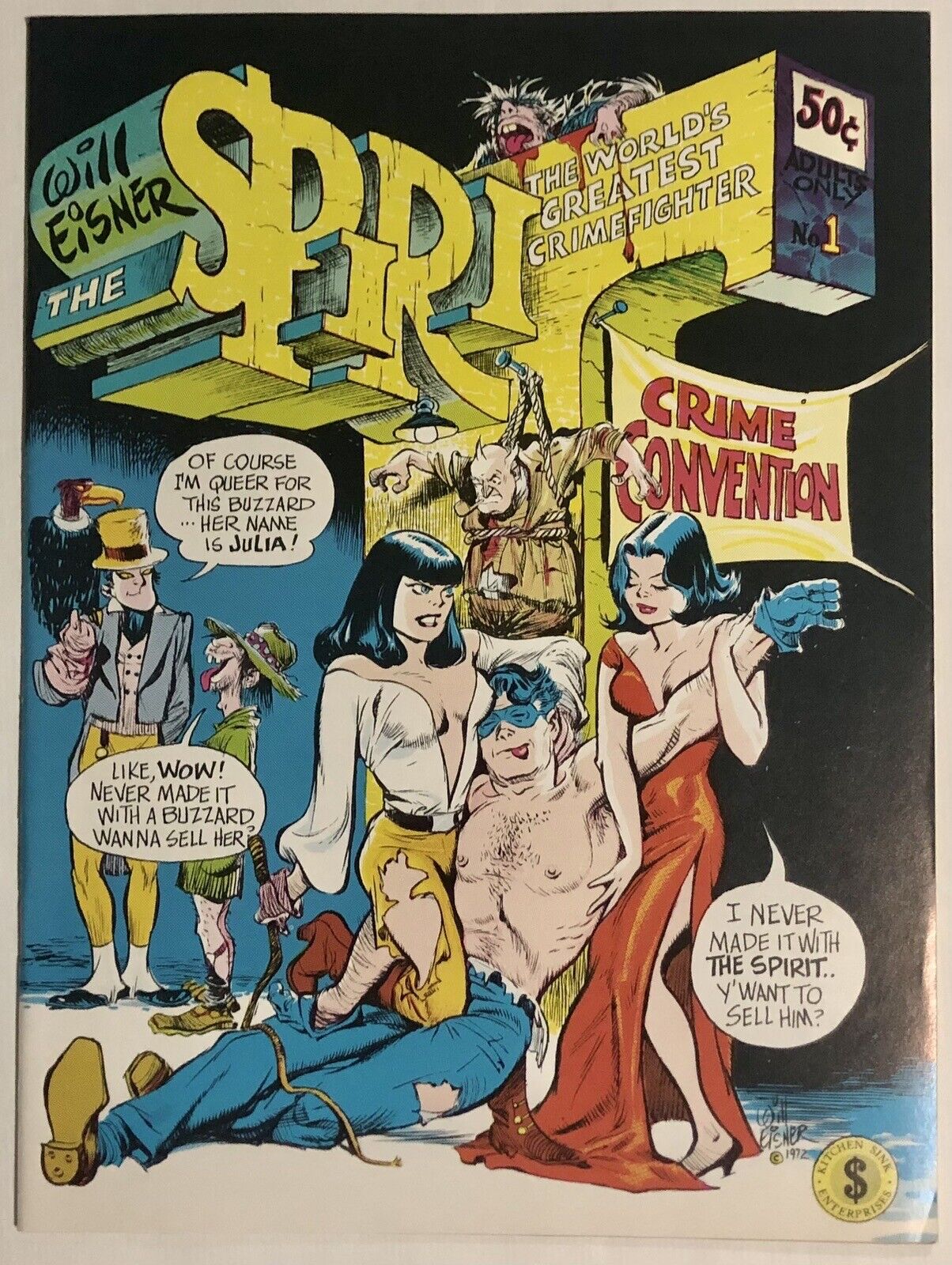 The Spirit #1 NM- 9.2 Copper Age 1973 Underground Will Eisner Kitchen Sink Comic
